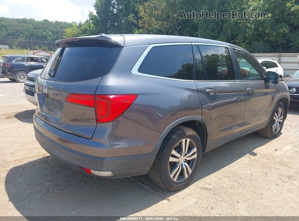 5FNYF5H53HB034350 2017 HONDA PILOT Gray Задня права чверть