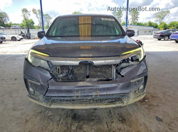 5FNYF5H53KB000173 2019 HONDA PILOT Серый Вид спереди