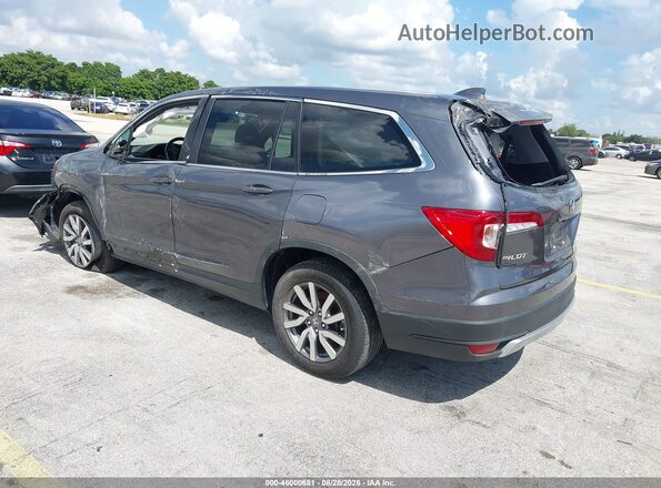 5FNYF5H53MB002525 2021 HONDA PILOT Gray Задня ліва чверть
