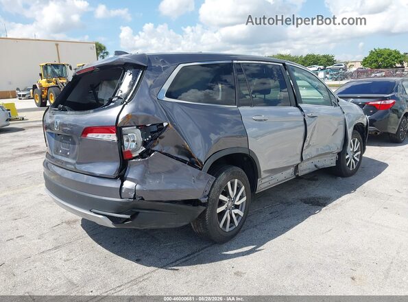 5FNYF5H53MB002525 2021 HONDA PILOT Gray Задня права чверть