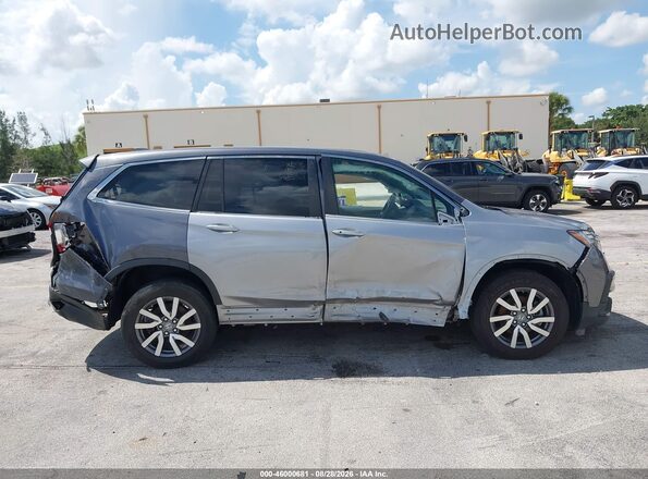 5FNYF5H53MB002525 2021 HONDA PILOT Gray Вид щитка приладів