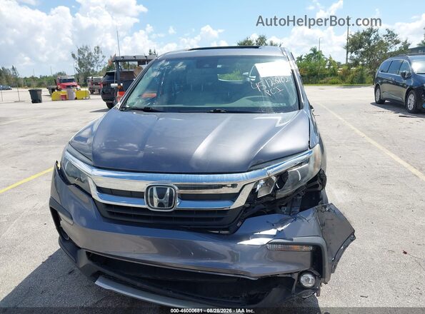 5FNYF5H53MB002525 2021 HONDA PILOT Gray Вид панелі приладів