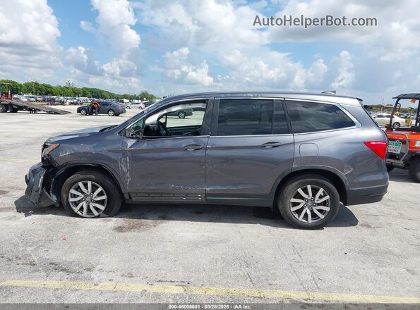5FNYF5H53MB002525 2021 HONDA PILOT Gray Вид задньої частини салону