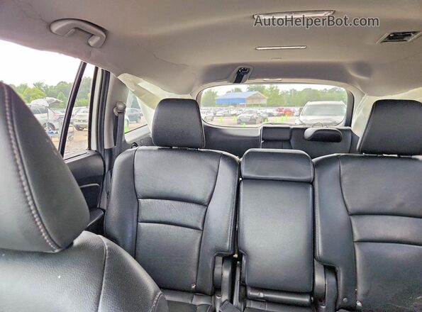 5FNYF5H53MB035377 2021 HONDA PILOT White Widok tylnych siedzeń