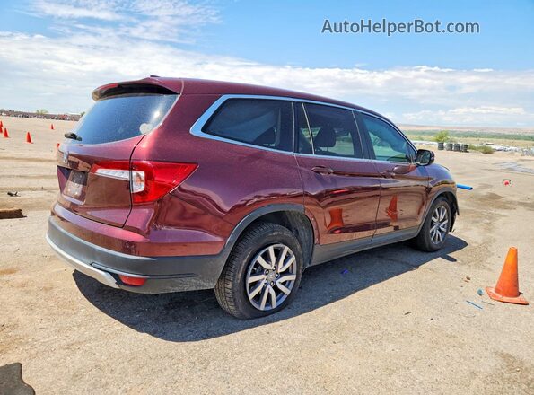 5FNYF5H53MB043124 2021 HONDA PILOT Burgundy Rear right