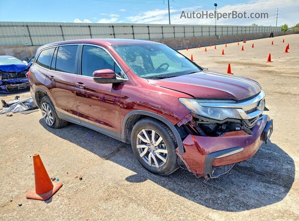 5FNYF5H53MB043124 2021 HONDA PILOT Burgundy Front right