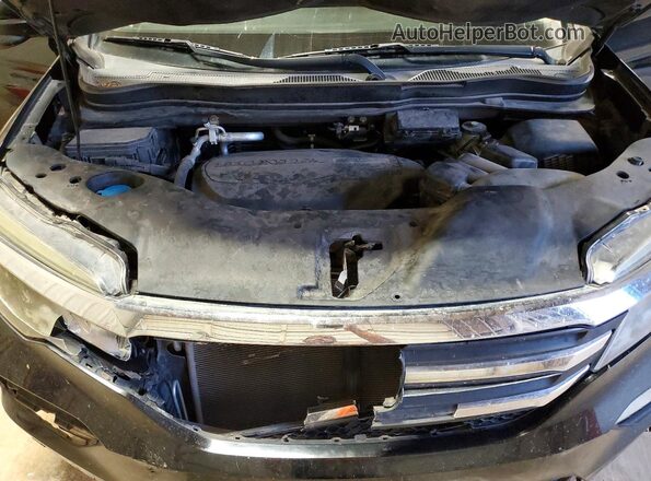 5FNYF5H54HB042943 2017 HONDA PILOT Black Widok komory silnika