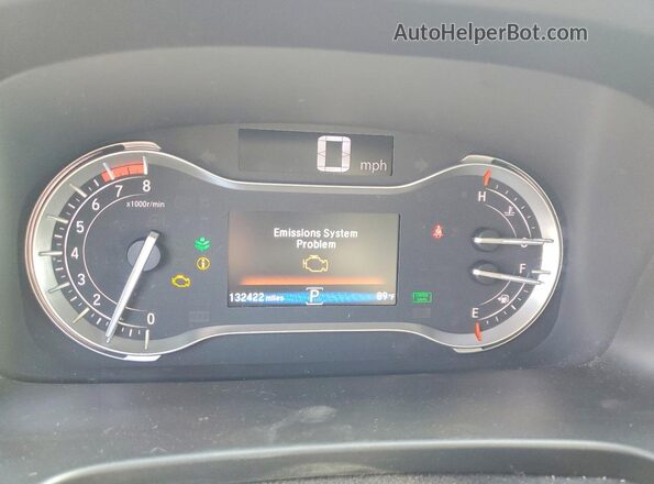 5FNYF5H54HB042943 2017 HONDA PILOT Black Widok zestawu wskaźników