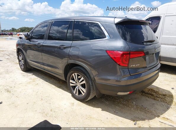 5FNYF5H54JB019457 2018 HONDA PILOT Gray Rear left