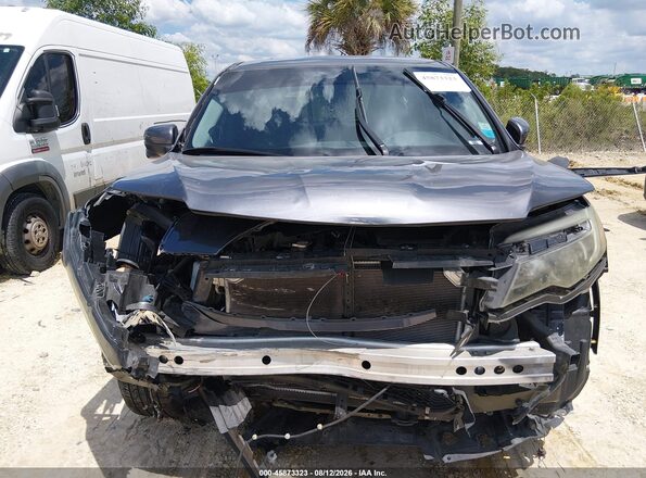5FNYF5H54JB019457 2018 HONDA PILOT Gray Rear interior view