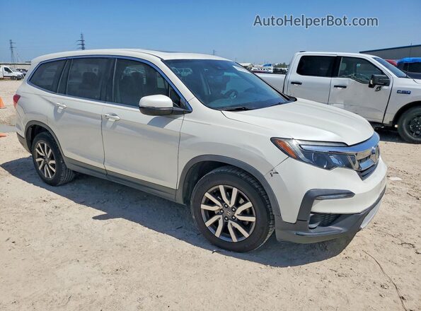 5FNYF5H54KB017600 2019 HONDA PILOT White წინა მარჯვენა