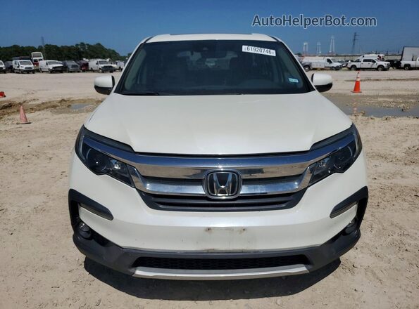 5FNYF5H54KB017600 2019 HONDA PILOT White წინა ხედი