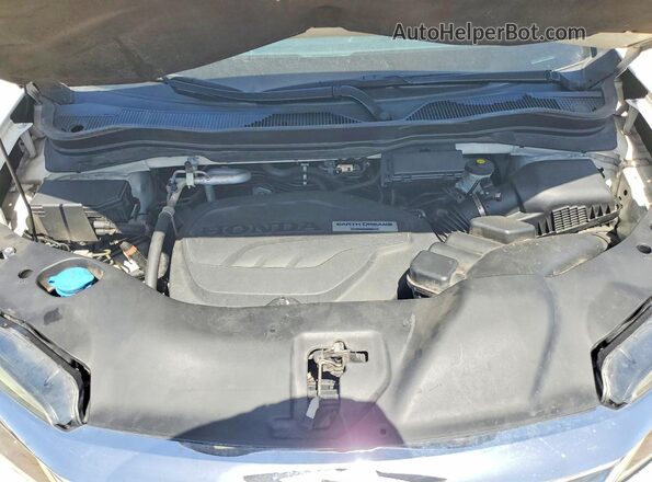 5FNYF5H54KB017600 2019 HONDA PILOT White ძრავის განყოფილების ხედი