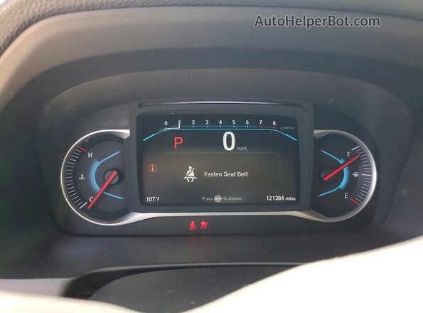 5FNYF5H54KB017600 2019 HONDA PILOT White ხელსაწყოთა პანელის ხედი