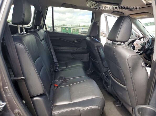 5FNYF5H54NB036314 2022 HONDA PILOT Gray Вид задньої частини салону