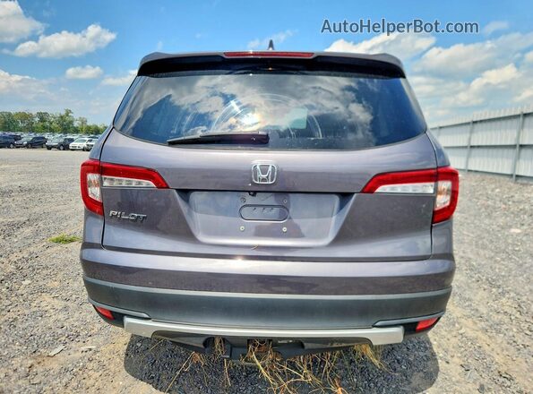 5FNYF5H55KB007836 2019 HONDA PILOT Gray Rear view