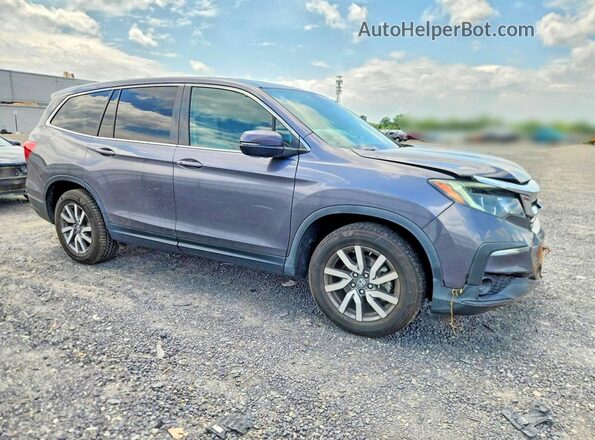 5FNYF5H55KB007836 2019 HONDA PILOT Gray Front right