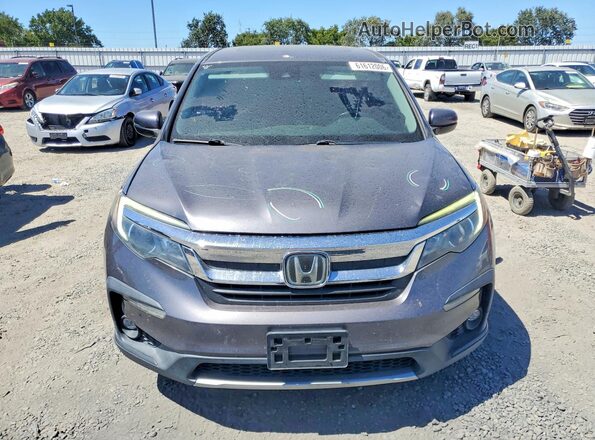 5FNYF5H55KB011305 2019 HONDA PILOT Gray Դիմացի տեսք