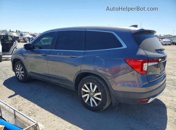 5FNYF5H55KB011305 2019 HONDA PILOT Gray Հետևի ձախ