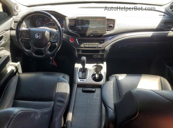 5FNYF5H55KB011305 2019 HONDA PILOT Gray Առջևի վահանակի տեսք