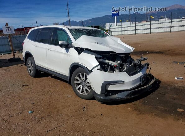 5FNYF5H55MB006706 2021 HONDA PILOT White Przód prawy