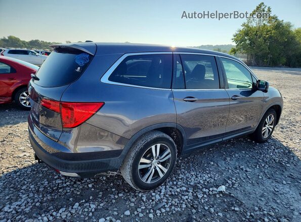 5FNYF5H56JB019461 2018 HONDA PILOT Gray Tył prawy
