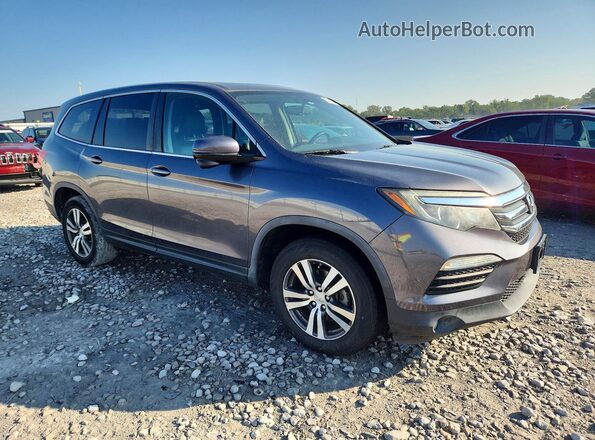 5FNYF5H56JB019461 2018 HONDA PILOT Gray Przód prawy