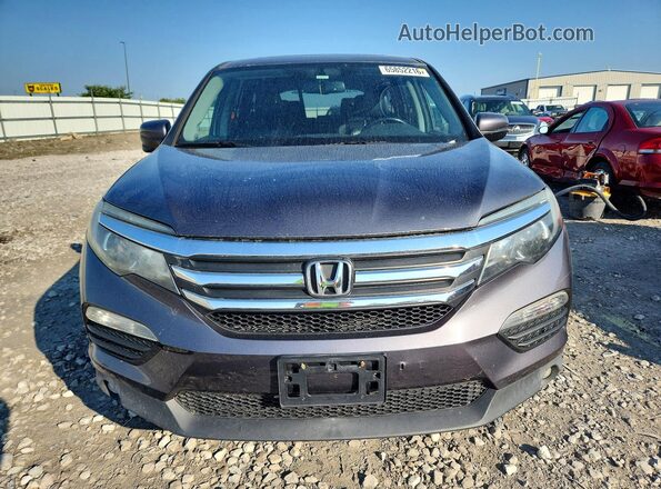 5FNYF5H56JB019461 2018 HONDA PILOT Gray Widok z przodu