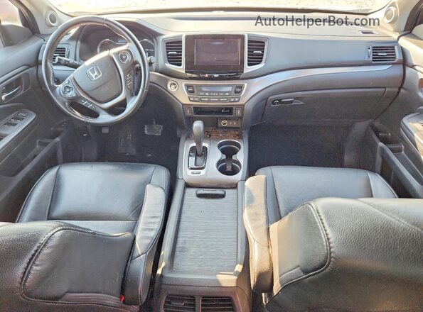 5FNYF5H56JB019461 2018 HONDA PILOT Gray Widok deski rozdzielczej