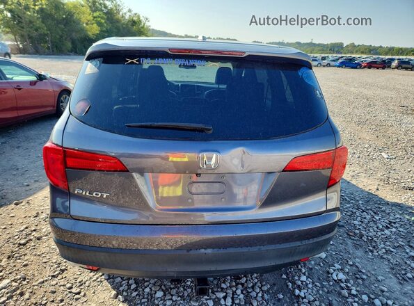 5FNYF5H56JB019461 2018 HONDA PILOT Gray Widok z tyłu