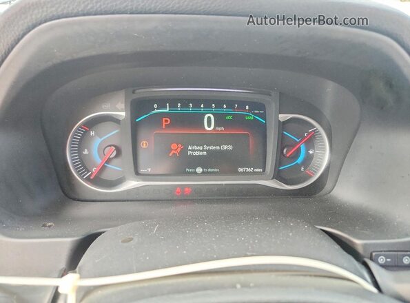5FNYF5H56MB014488 2021 HONDA PILOT Gray ხელსაწყოთა პანელის ხედი