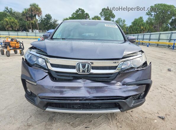 5FNYF5H56MB014488 2021 HONDA PILOT Gray წინა ხედი