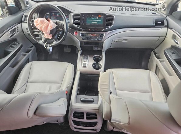 5FNYF5H56MB014488 2021 HONDA PILOT Gray წინა პანელის ხედი