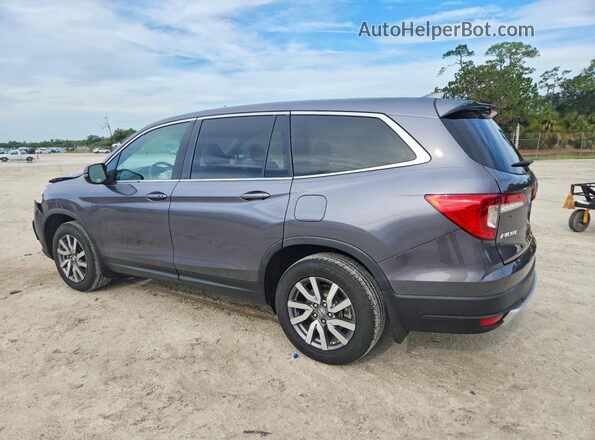 5FNYF5H56MB014488 2021 HONDA PILOT Gray უკანა მარცხენა