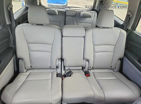 5FNYF5H56MB014488 2021 HONDA PILOT Gray უკანა სავარძლების ხედი