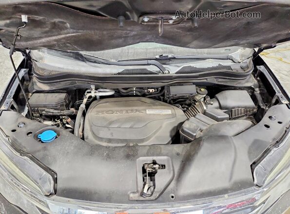 5FNYF5H57HB036649 2017 HONDA PILOT Black Вид підкапотного простору