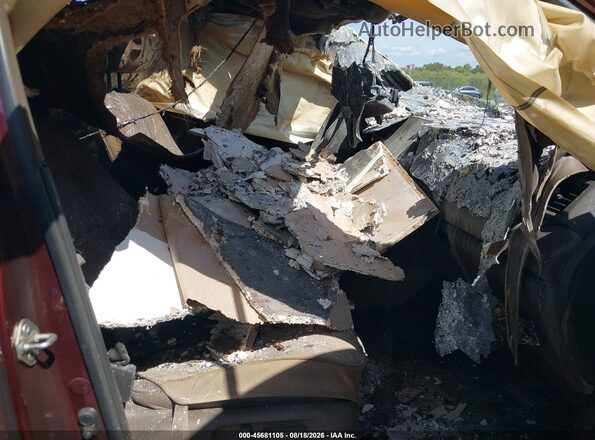 5FNYF5H57KB002900 2019 HONDA PILOT Maroon Widok wnętrza z przodu