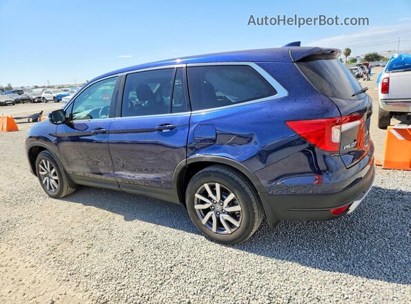 5FNYF5H57LB012781 2020 HONDA PILOT Blue Задня ліва чверть