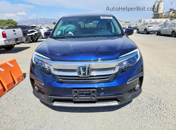 5FNYF5H57LB012781 2020 HONDA PILOT Blue Вид спереду