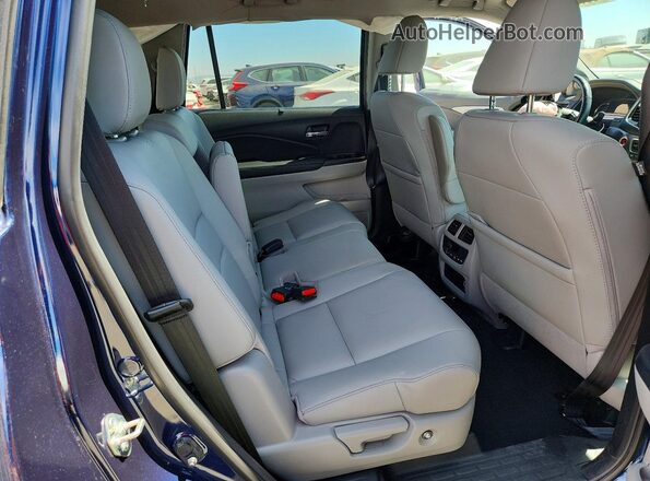 5FNYF5H57LB012781 2020 HONDA PILOT Blue Вид задньої частини салону