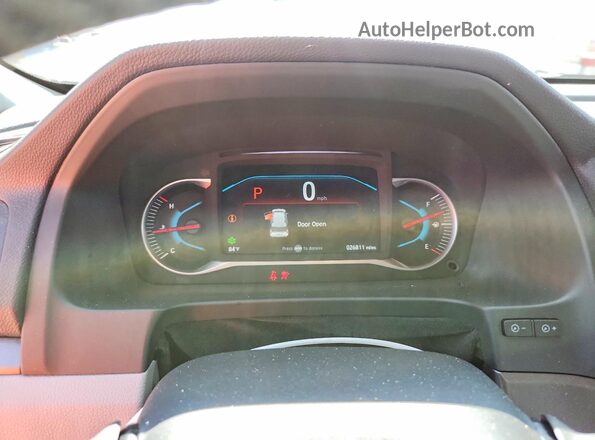 5FNYF5H57LB012781 2020 HONDA PILOT Blue Вид щитка приладів