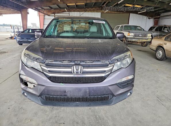 5FNYF5H58JB014133 2018 HONDA PILOT Gray Вид спереду
