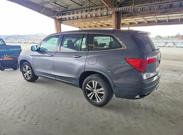 5FNYF5H58JB014133 2018 HONDA PILOT Gray Задня ліва чверть