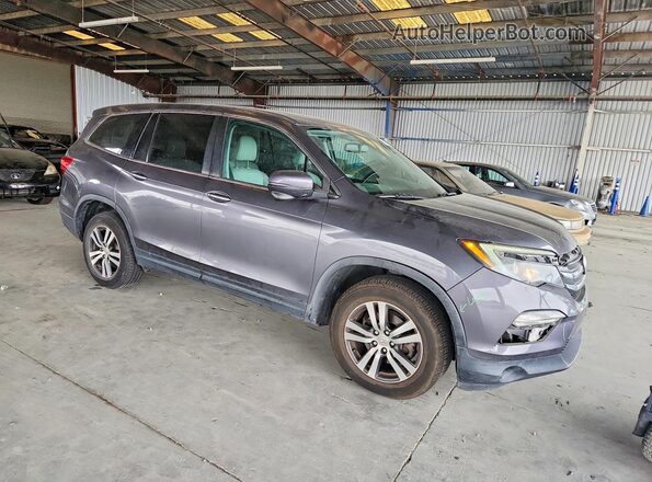 5FNYF5H58JB014133 2018 HONDA PILOT Gray Передня права чверть
