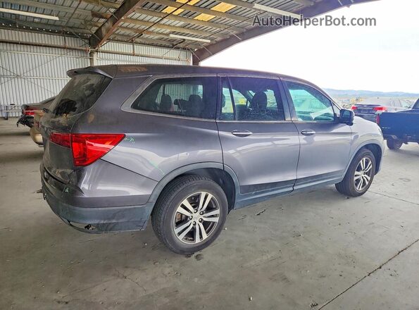 5FNYF5H58JB014133 2018 HONDA PILOT Gray Задня права чверть