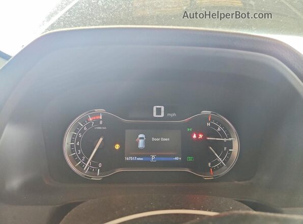 5FNYF5H58JB014133 2018 HONDA PILOT Gray Вид щитка приладів