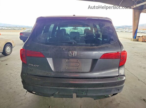5FNYF5H58JB014133 2018 HONDA PILOT Gray Вид ззаду