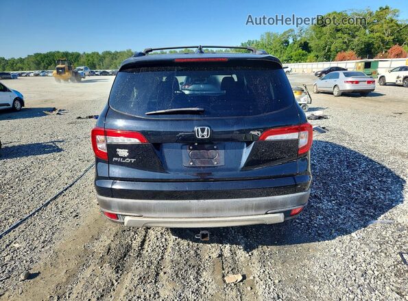 5FNYF5H58KB035758 2019 HONDA PILOT Black Հետևի տեսք