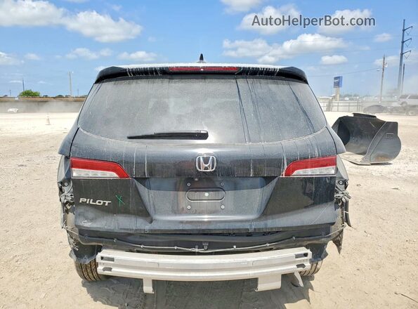 5FNYF5H59KB015292 2019 HONDA PILOT Black Вид ззаду