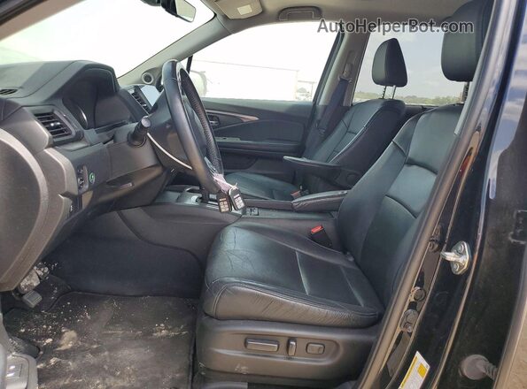 5FNYF5H59KB015292 2019 HONDA PILOT Black Вид салону спереду